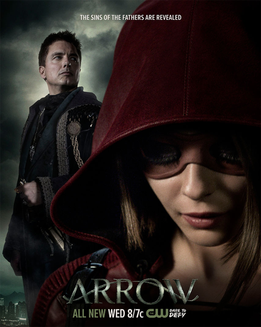 海外ドラマ Arrow アロー シーズン4 マルコム 自らの命を娘の為に犠牲にできるのか 第13話のポスターを公開 Dc Comics Tv Series Dcコミックス原作ドラマ
