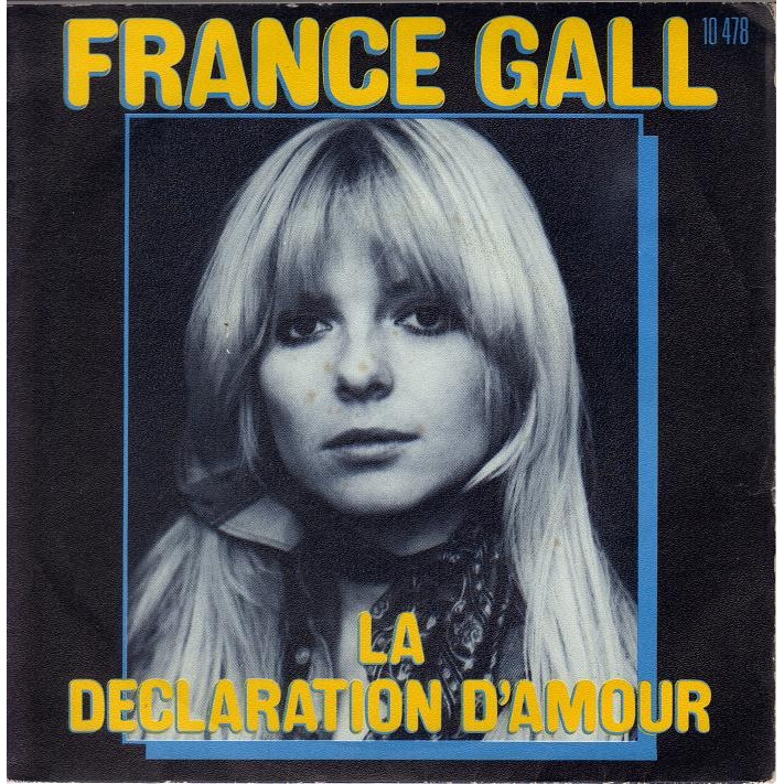 France Gall La déclaration damour