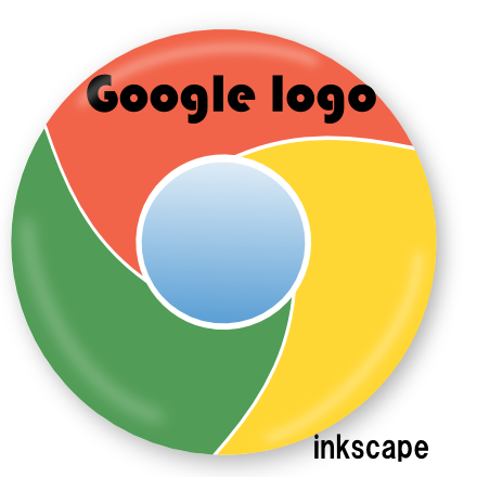 nkscapeでGoogle logoを描いてみた。