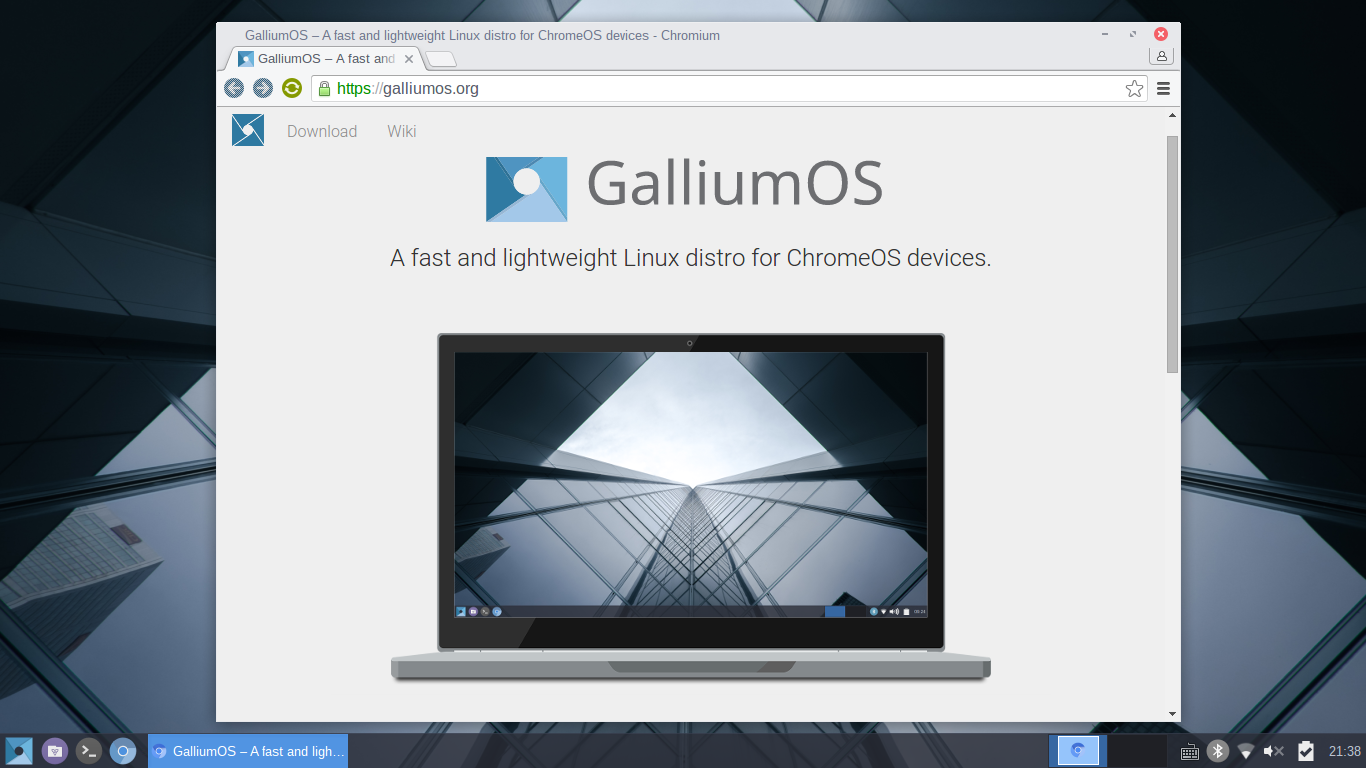 Chromebook に Linux をインストールする いーぐる02 S Blog