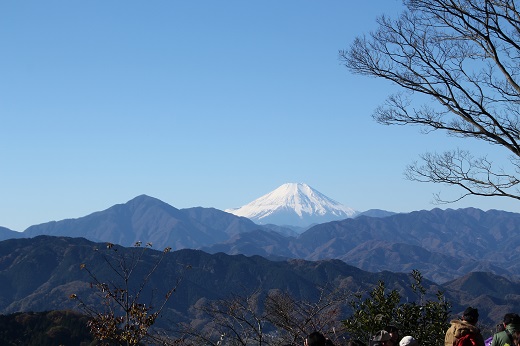 山頂からの富士山１