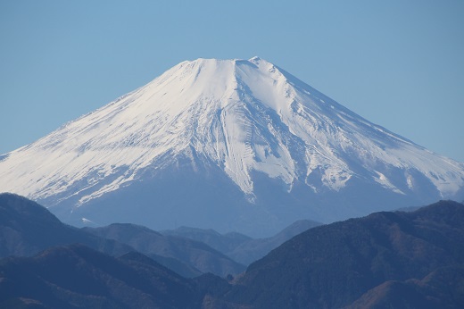 山頂からの富士山３