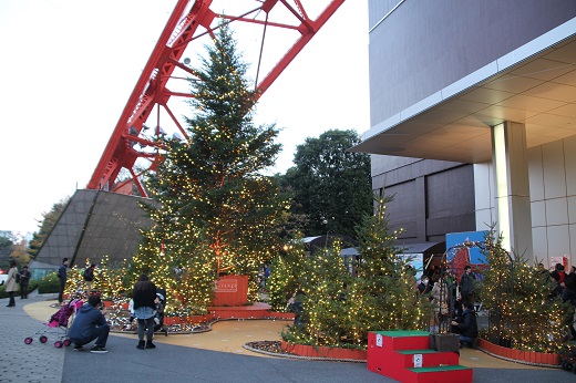 東京タワーのクリスマスツリー２