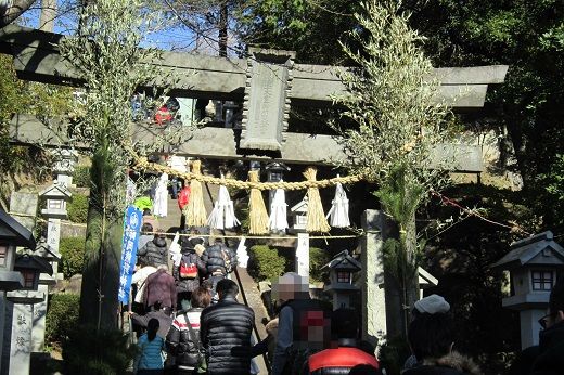 師岡熊野神社初詣１