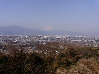 富士の見える町