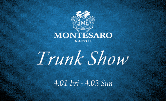 MONTESARO（モンテサーロ）　SHIRTS TRUNK SHOW 2016②
